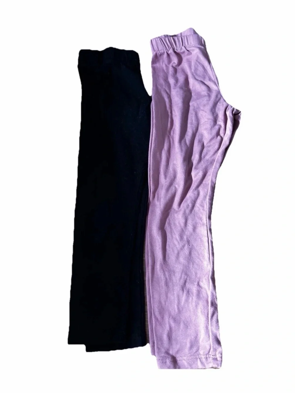 Black and Pink Leggings bundle for girls size 4T